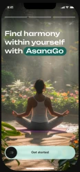 Экран приложения AsanaGo